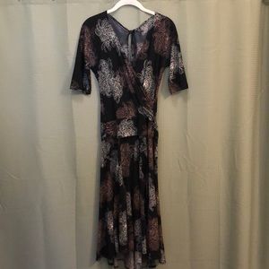 BCBGMaxAzria ~ Floral Wrap Dress